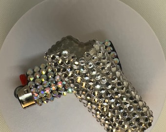 Étui à briquet éblouissant, douille pour briquet, étui avec strass, briquet,