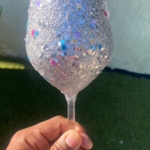 Bicchiere da champagne/bicchiere da vino/bicchiere da vino glitterato/bicchieri/bicchiere glitterato/bicchiere da compleanno//glitter/tazza/vino/brindisi/bicchiere/decorazioni per la casa/tazza di compleanno