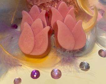 Shimmer Pink Tulips Wax Melts |Tulips Wax Melts| Pink Flowers Wax Melt |Wax Melts| October Season Wax Melts