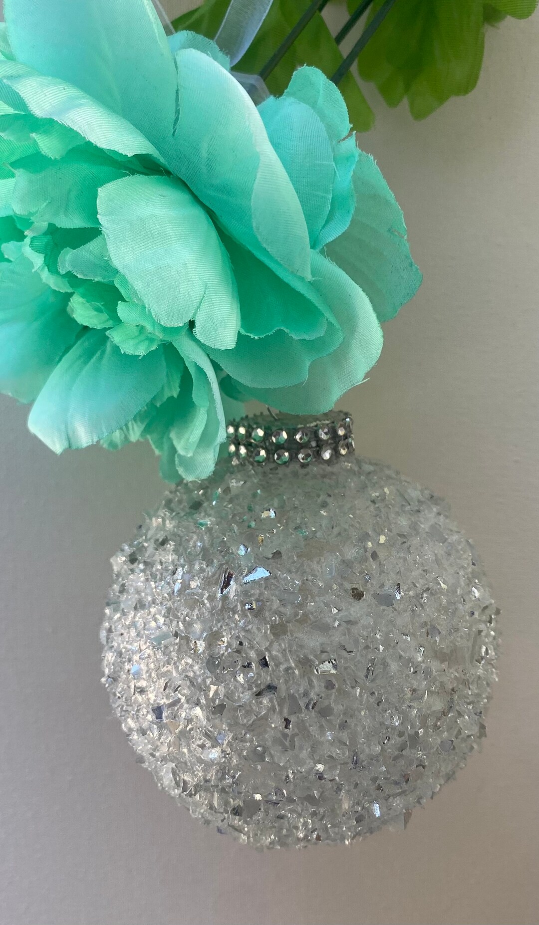 Limited Edition Clear Glass Texture Christmas Ornament Etsy