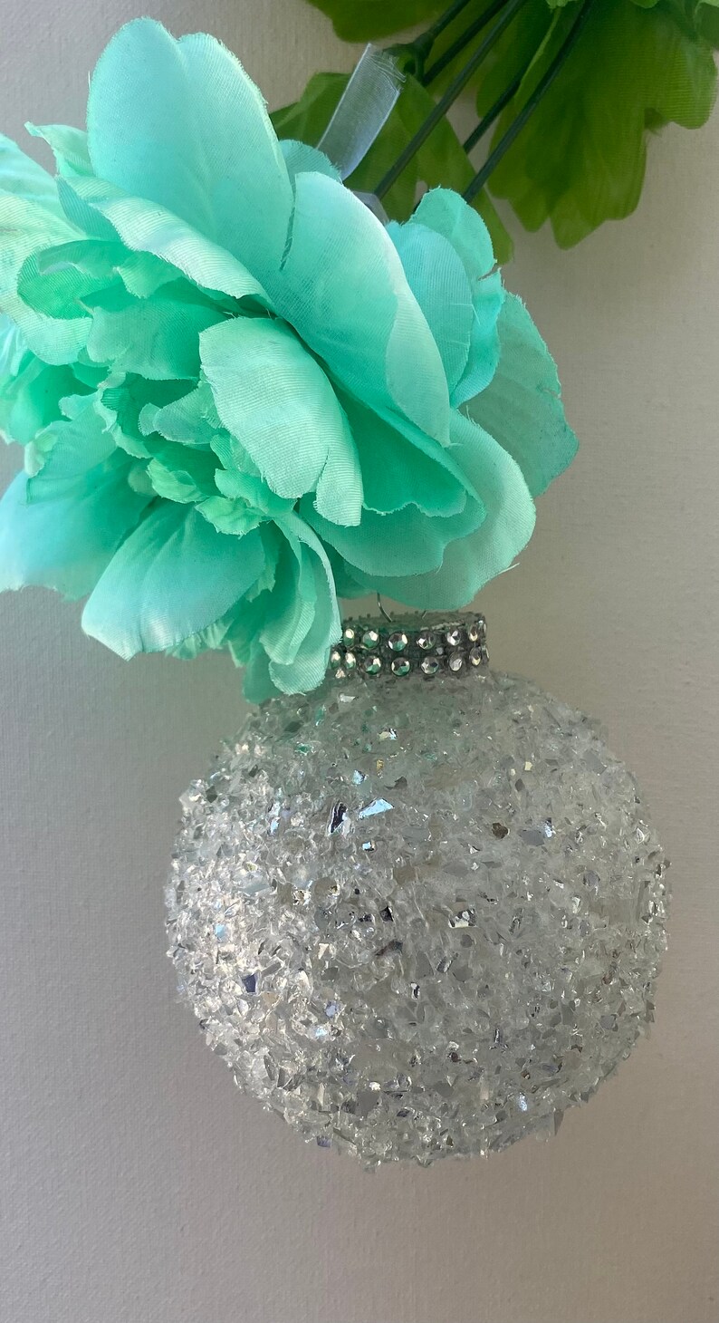 Limited Edition Clear Glass Texture Christmas Ornament Etsy