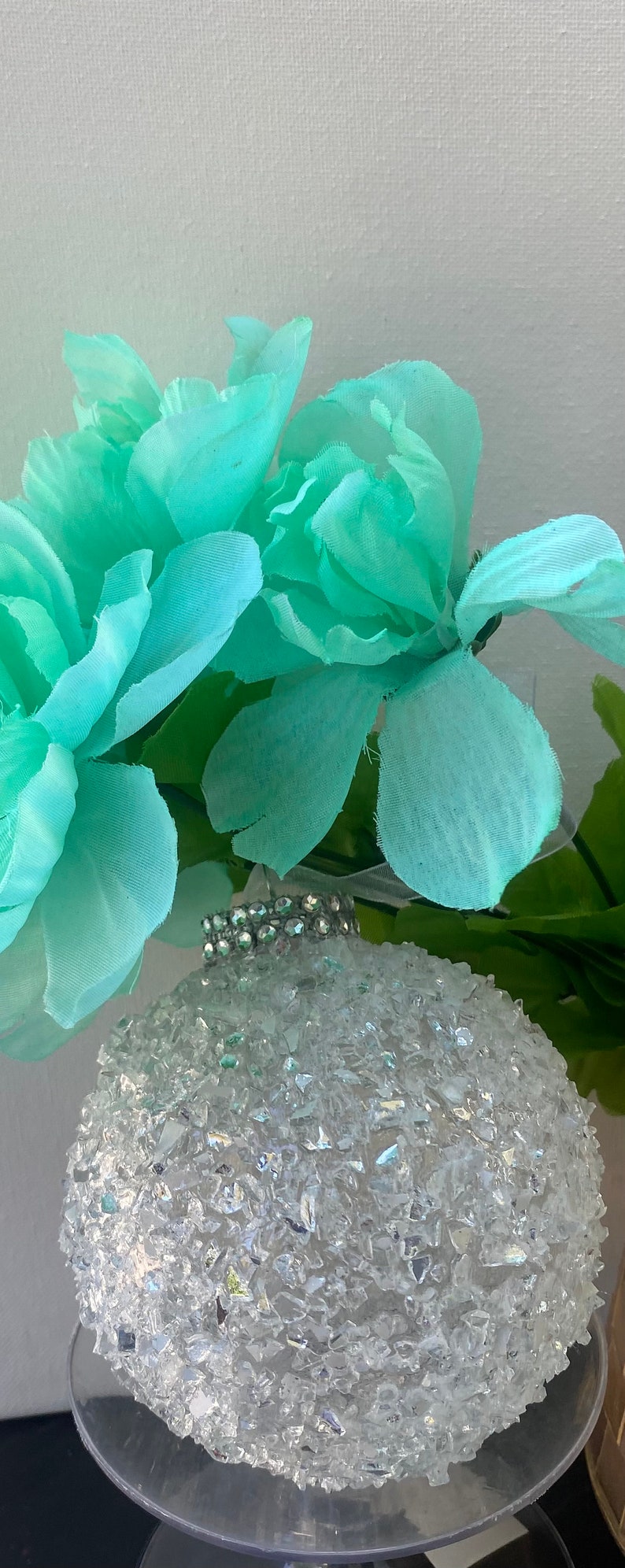 Limited Edition Clear Glass Texture Christmas Ornament Etsy