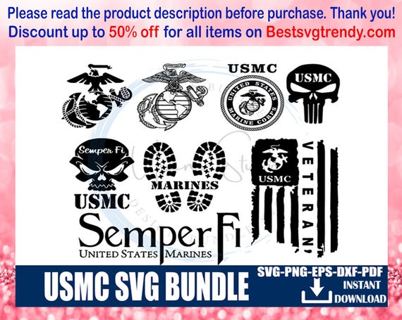 Usmc Logo Svg Usmc Svg Usmc Logo Svg Marine Corps Svg | Etsy