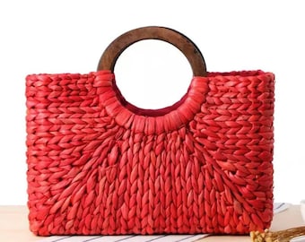 Beach Straw Handbag