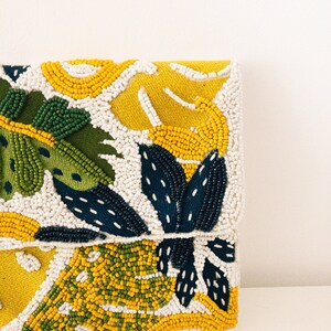 Hand-Beaded Landscape Crossbody Bag
