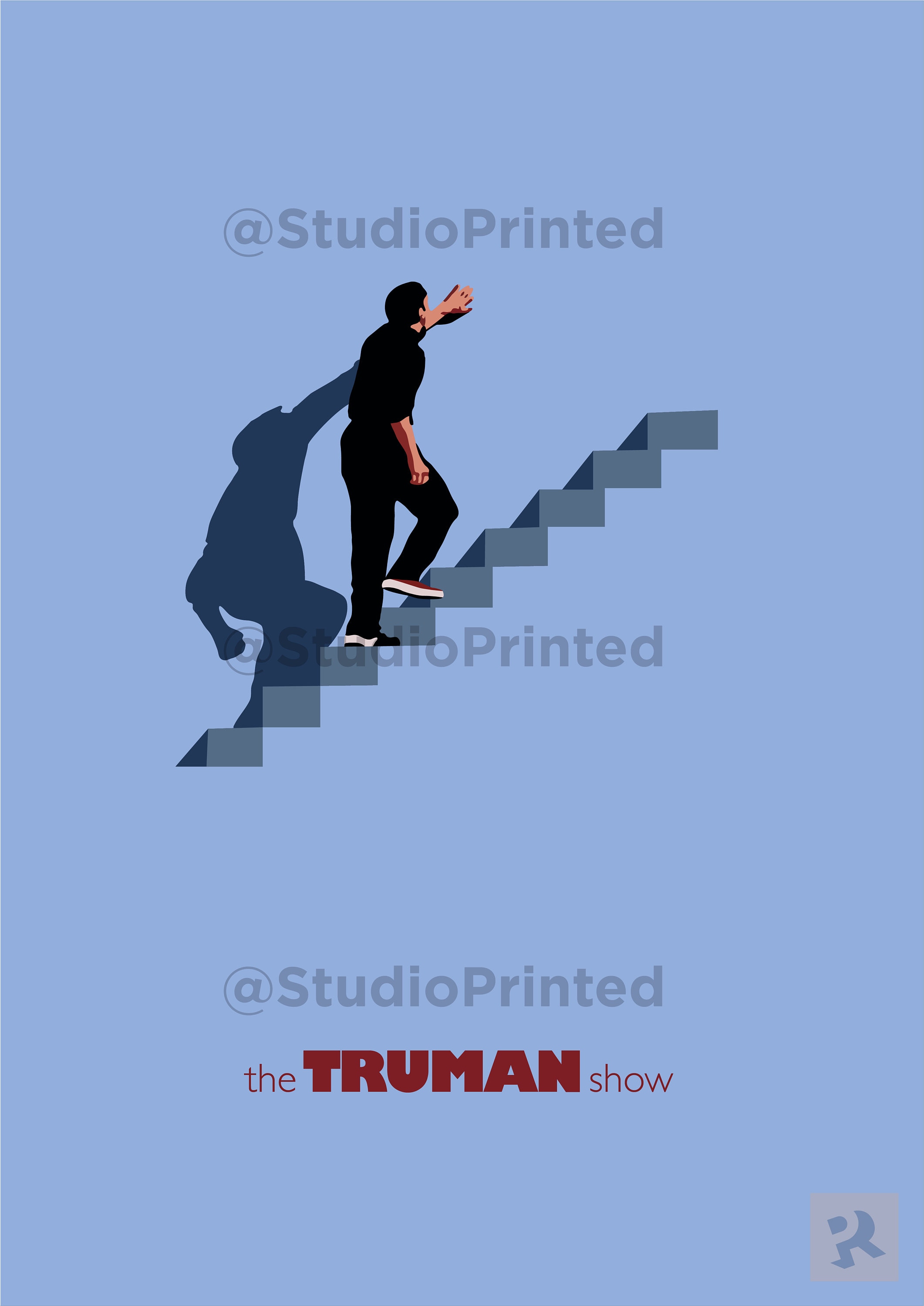 The Truman Show Poster, Jim Carrey, Digital Poster, Download Poster ...