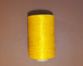 SINEW / sinue leather thread, string for beading, crafts, loom, fringe, chokers, polyester waxed, 900 Feet Spool, 70 Pound Test, Sale