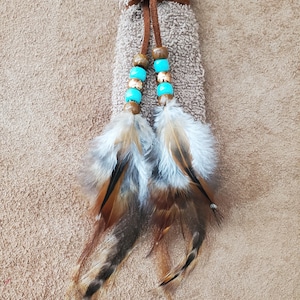 Native Beaded Hair Wrap - Etsy display picture 1