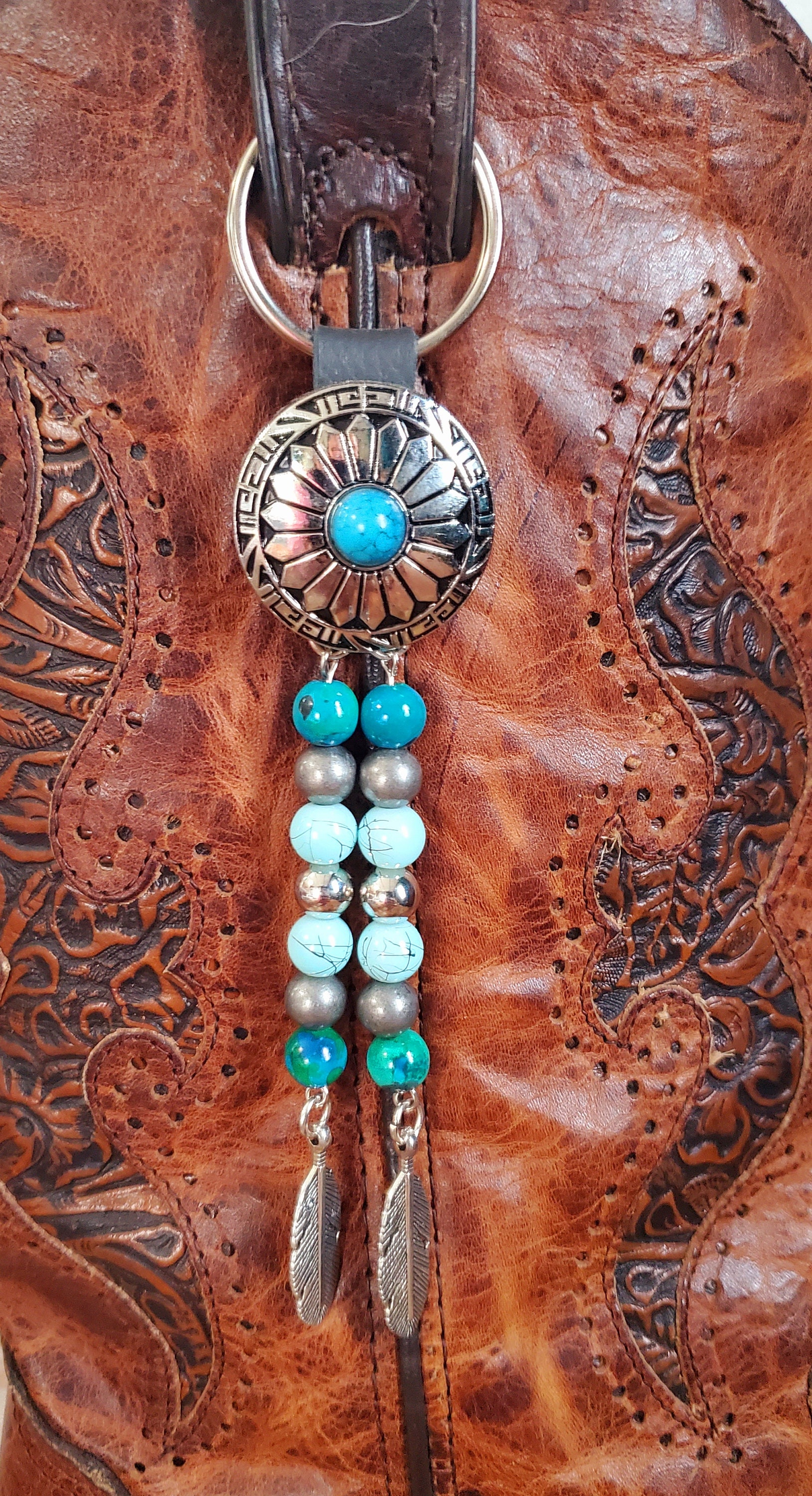 【CALEE】　concho keyring SV925 CALEE】 concho keyring SV925 CALEE】concho keyring SV925