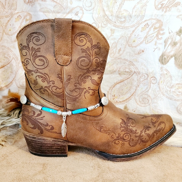 Anklet Boot Jewelry Etsy