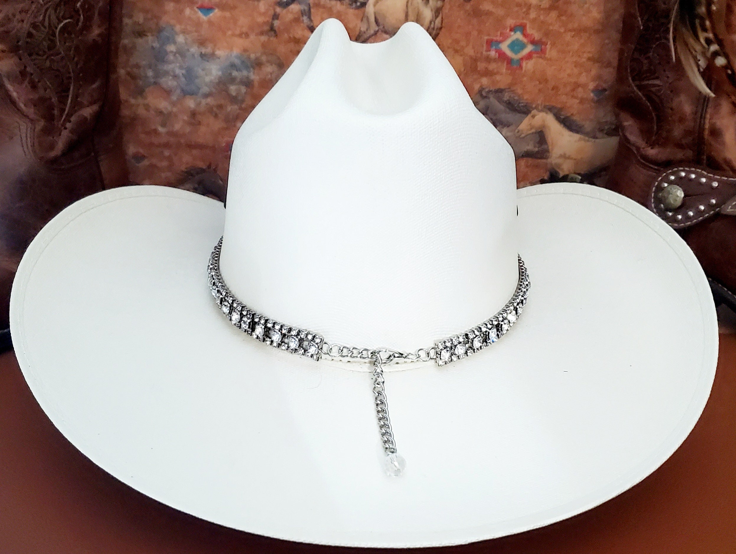 BLING Rhinestone Hat Band, Cowboy Cowgirl, Bling Hatband  display picture 3