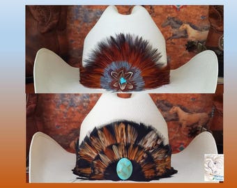 Chapeau de cowboy en castor Stetson, 4 pièces, vintage