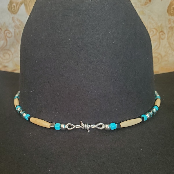 Barbed Wire Cowboy Hat Band Etsy