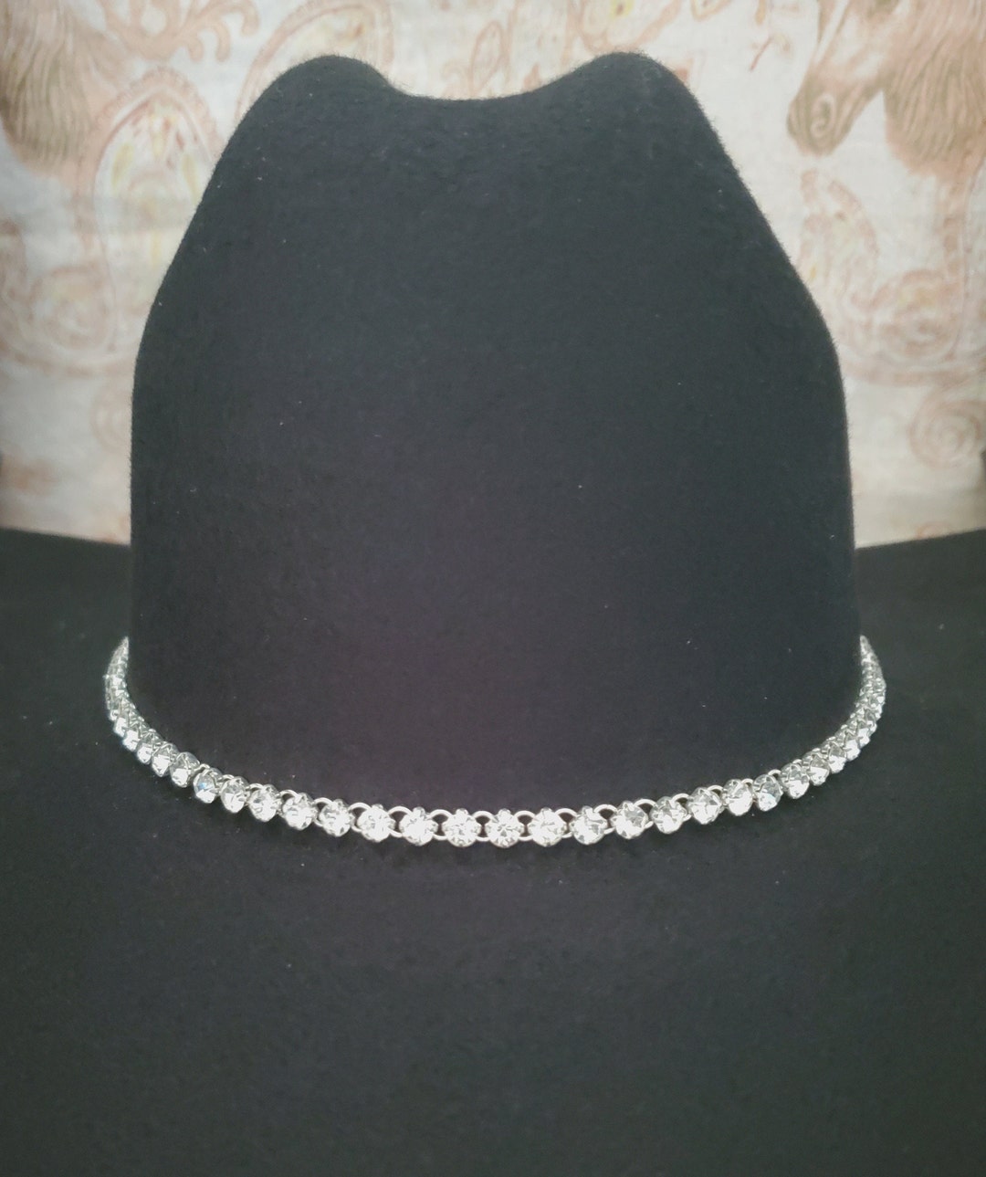 Bling Hat Band, Rhinestones Hat Band, Cowboy Cowgirl, Bling Crystal ...