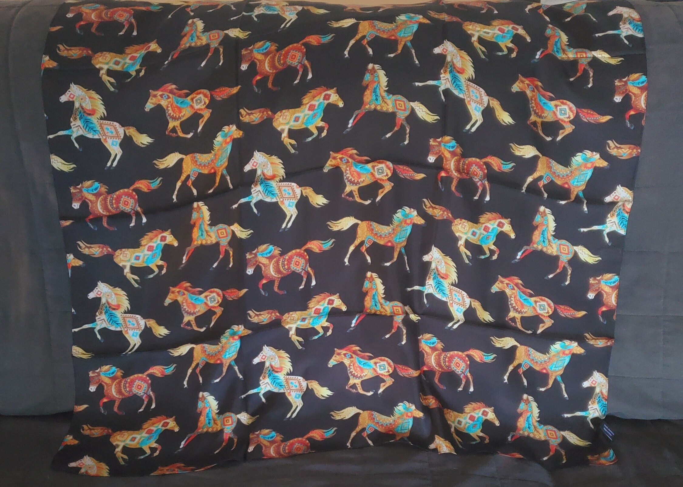 Fancy Rags Silk Wild Rag With Horses, Cowboy, SASS, Bandana, Neck Scarf, Fancy ...