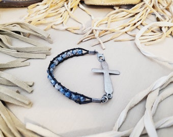 Cross Wrap Bracelet | Etsy