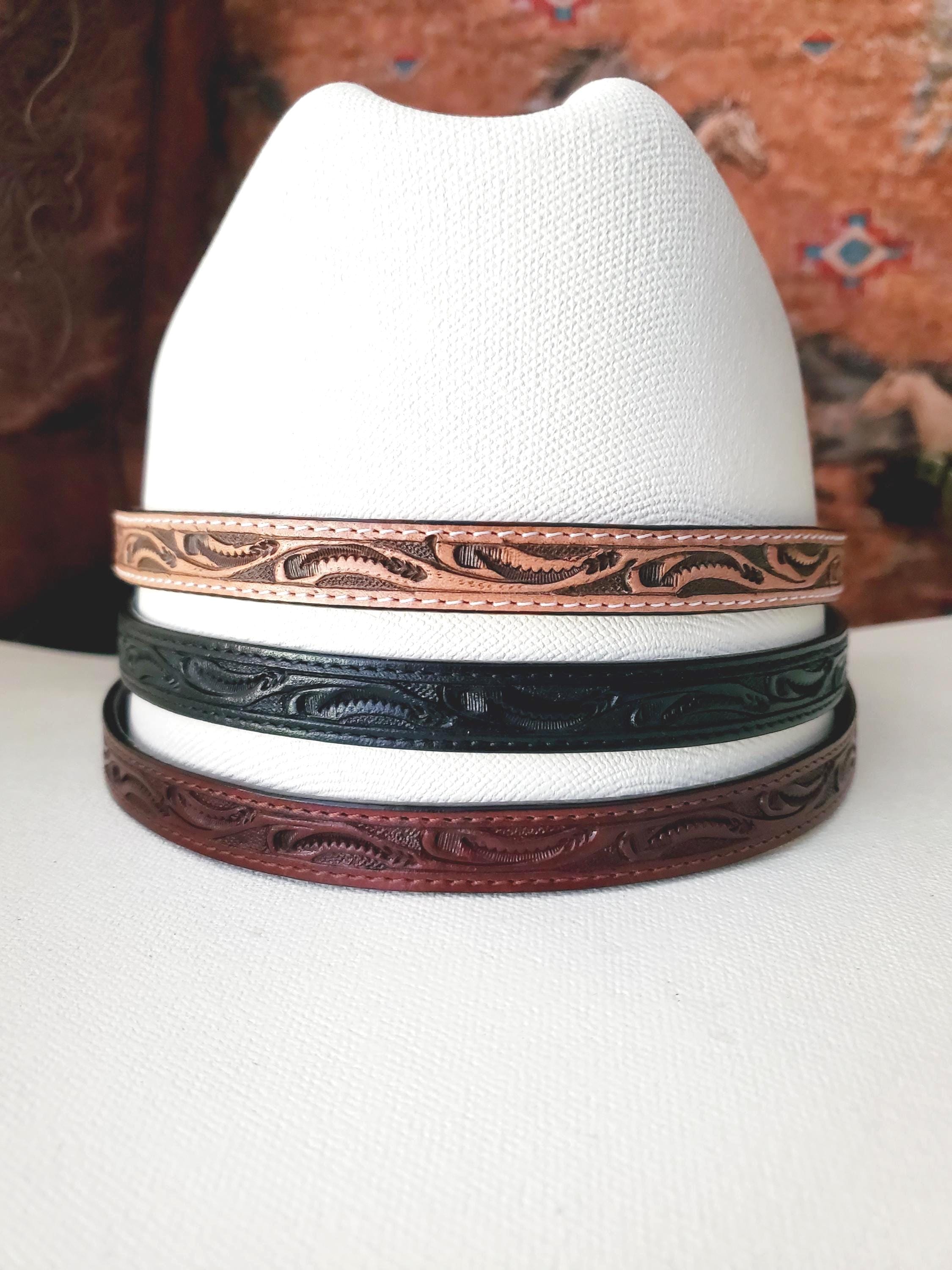 Fascia per cappello in pelle western per un tocco unico