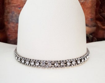 BLING Rhinestone Hat Band, Cowboy Cowgirl, Bling Hatband  display picture 2