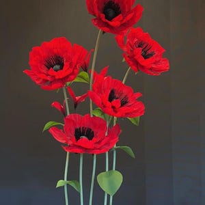 クレープペーパーフラワー、巨大ペーパーフラワー、巨大クレープペーパーフラワー、イベント用巨大フラワー、巨大フラワーPDF、イベント装飾、DIYイベント装飾