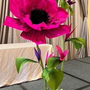 Giant Crepe Paper Flower Template, Event Decor, DIY Party Flowers (PDF) image 11