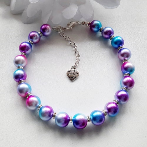 White Pearl Necklace for Dogs and Cats With Rhinestone Etsy