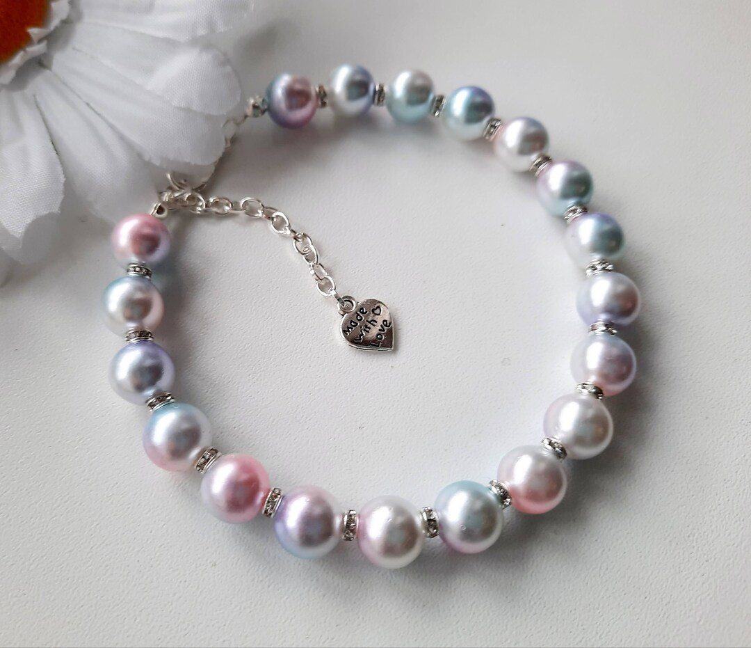 Pearl Necklace for Dogs and Cats With Rhinestone Roundels - Etsy