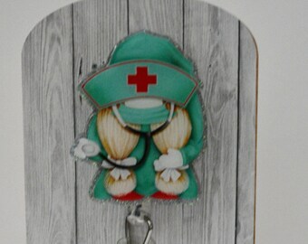 ER Nurse Acrylic Badge Reel, Retractable Reel, Badge Holder, Nurse