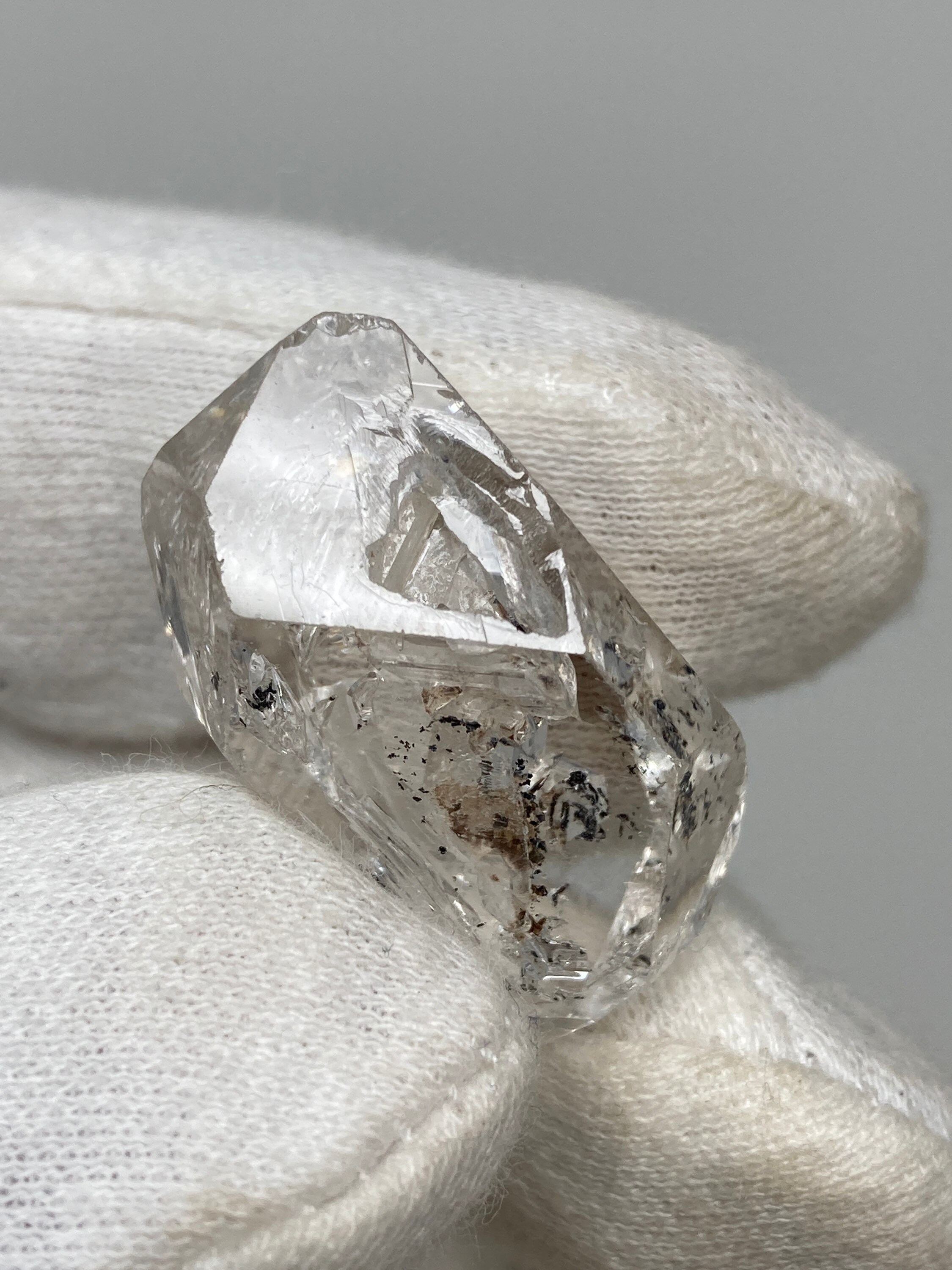 9g Herkimer Diamond Jewelery Making Wire Wrapping clear Rainbows