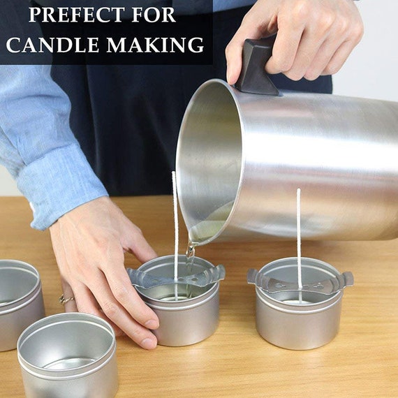 1.2/3l Wax Melting Pot Pouring Pitcher Jug Candle Soap Making Hand