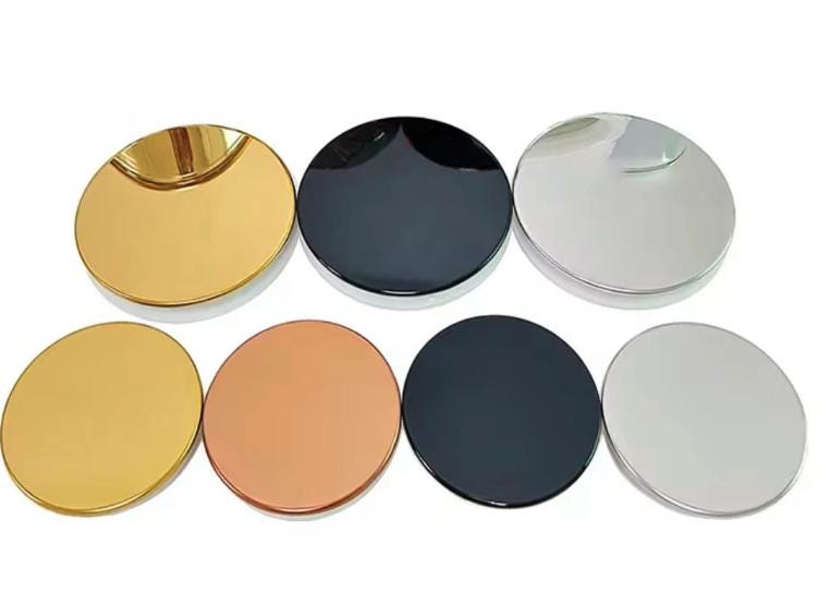 Metal & Bamboo Candle Jar Lids – Perfect for Handmade Candles for 10.9 oz Jars