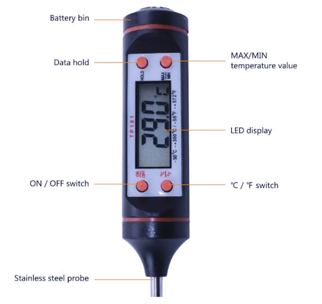 Buy Noondl Candle Making Thermometer - Ideal Tool for Candle