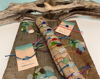 Custom Sea Glass Bracelet