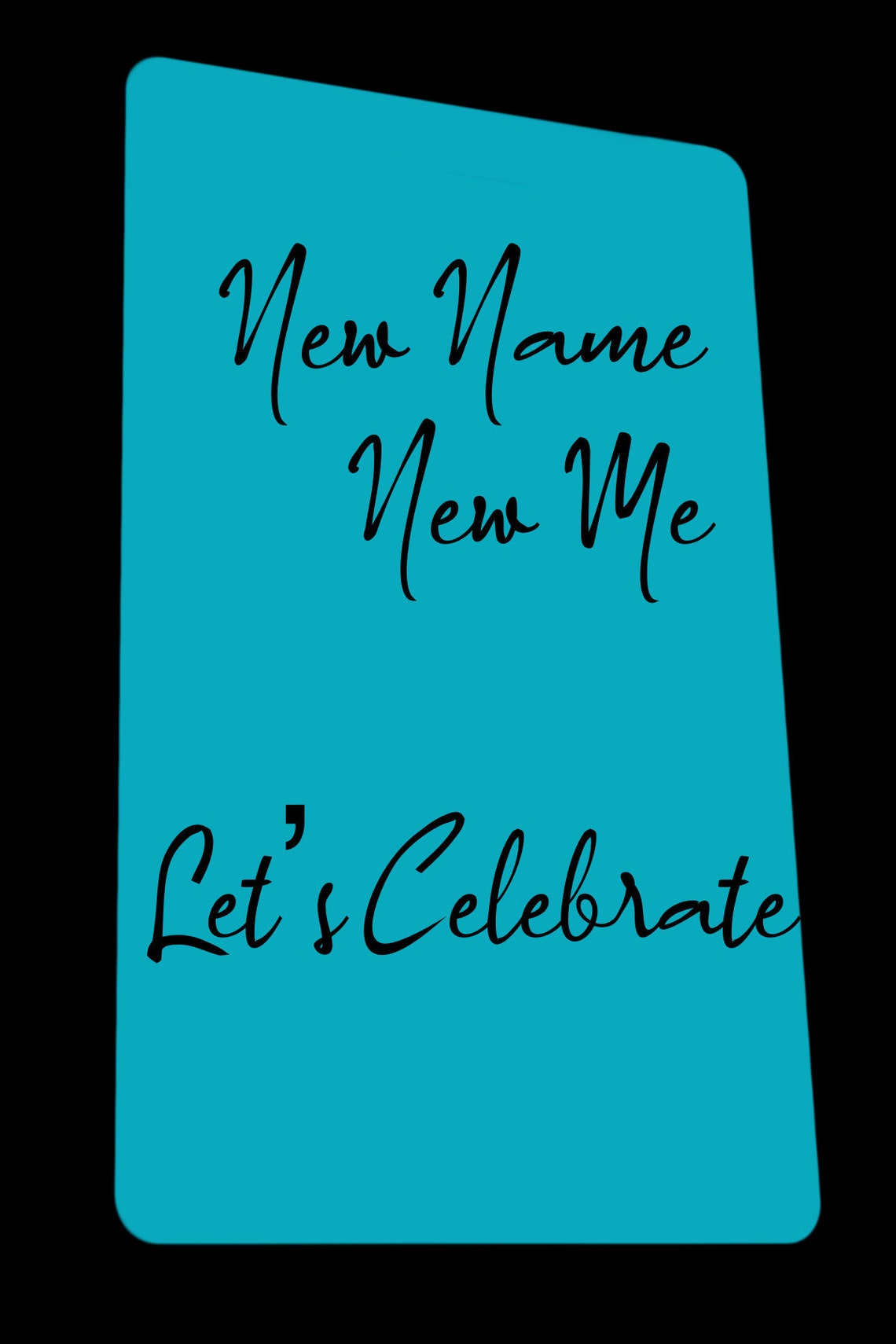 Transgender Name Change Announcement Card New Name Card Etsy