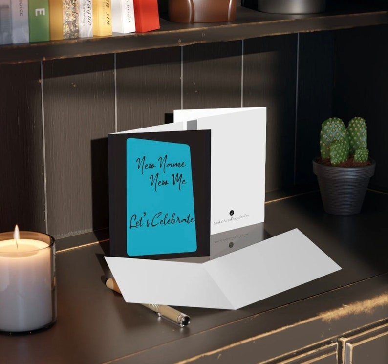 Transgender Name Change Announcement Card New Name Card Etsy