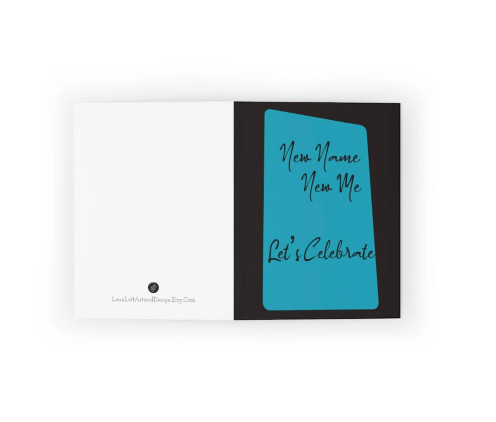 Transgender Name Change Announcement Card New Name Card Etsy