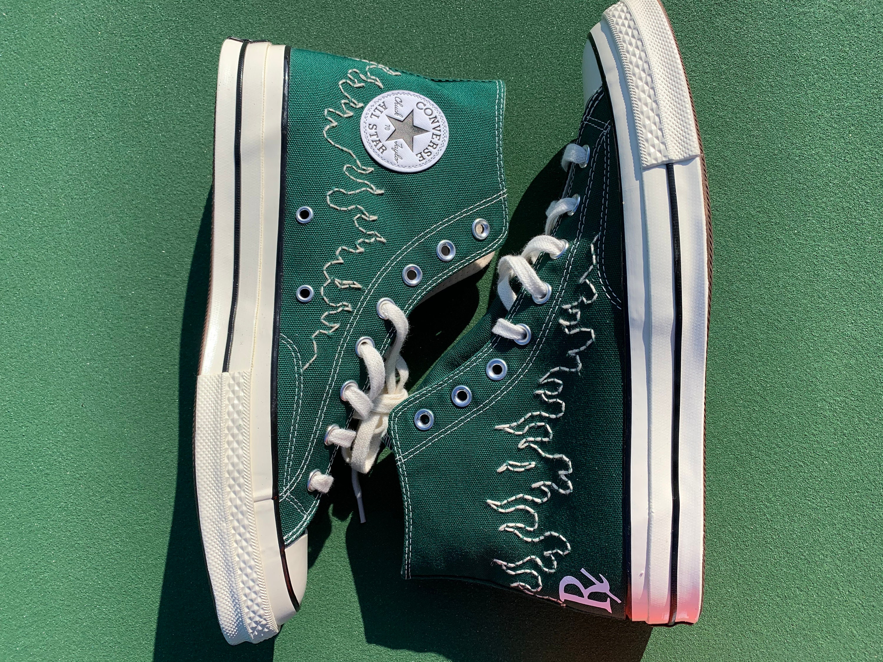 converse moss green