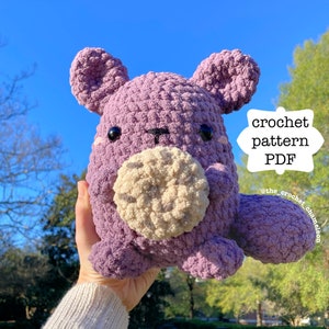Pattern: Chinchilla Crochet Plushie