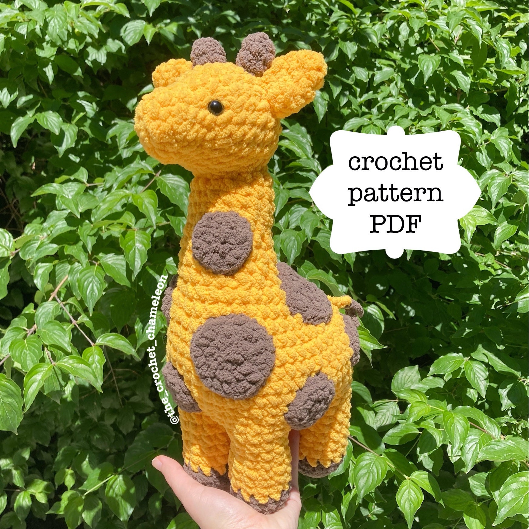 Circulo Safari Animals Crochet Kit (Giraffe) - Sealed with a Kiss