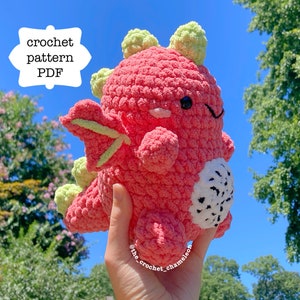 Pattern: Dino & Dragon Crochet Plushie