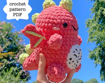 Pattern: Dino & Dragon Crochet Plushie