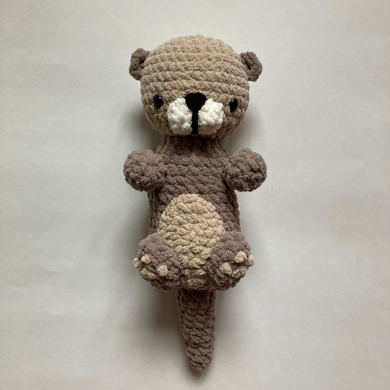 Pattern Jumbo Sea Otter Crochet Plushie Includes Mini Etsy