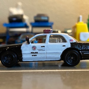 Custom Matchbox 06 Ford Crown Victoria Police Interceptor Los Angeles Police Department LAPD Painted and Detailed Etsy UK