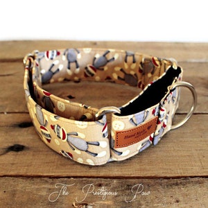 Sock Monkey Martingale Dog Collar Cute