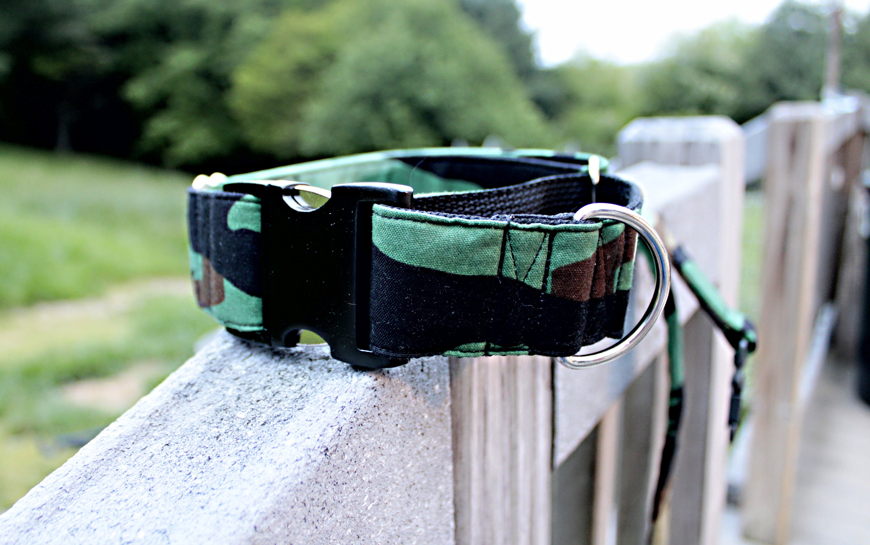 Camo Camouflage Martingale Dog Collar Adjustable Hunting Armed Etsy UK