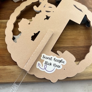 Acrylic Insert Sticker Removable Acrylic Stick Sticker