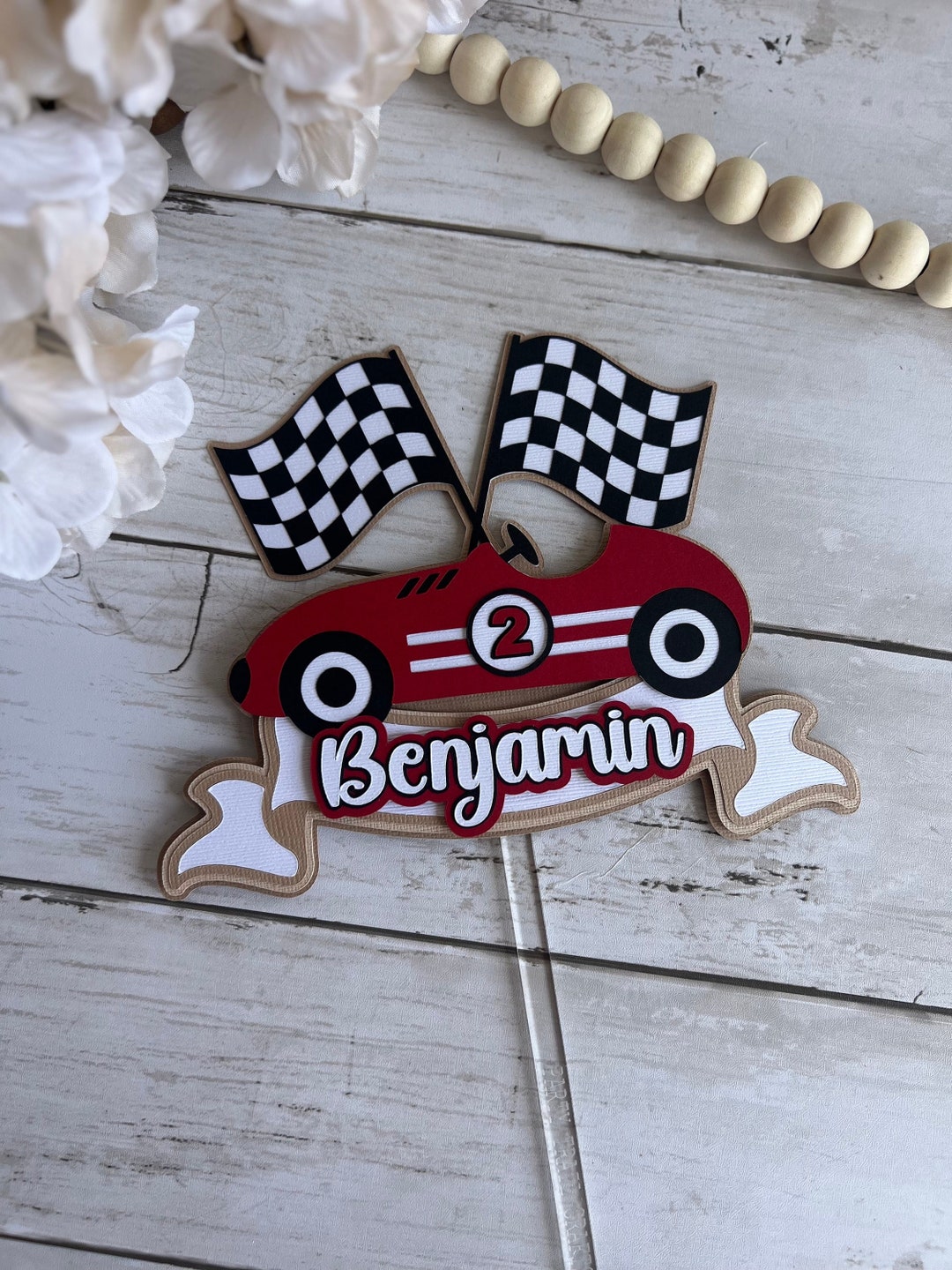 Best Shower Squeegee Fast One Glitter Race Car Cake Topper - Blue Racing Car With Checkered Flag For 1st Birthday Black Shower Squeegee-169110