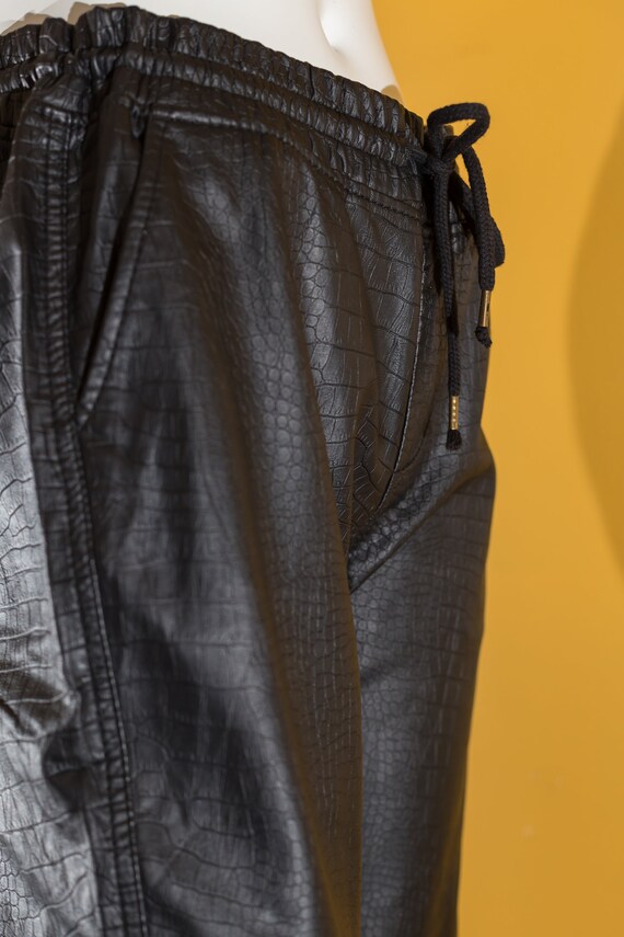 Vegan Leather Jogger - image 9