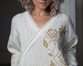 Vintage "V" neck sweater