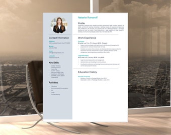 Nowoczesne CV, Szablon listu motywacyjnego, Microsoft Word CV, Kreatywne CV, Profesjonalny szablon CV, Szablon CV