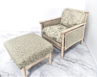 Mid Century Chair And Ottoman Etsy